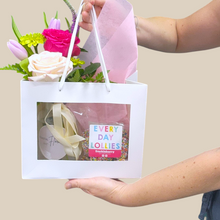 Load image into Gallery viewer, Flower + Choc Tote