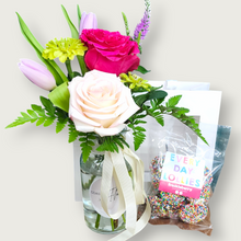 Load image into Gallery viewer, Flower + Choc Tote