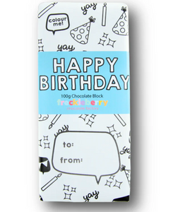 Happy Birthday Chocolate Block