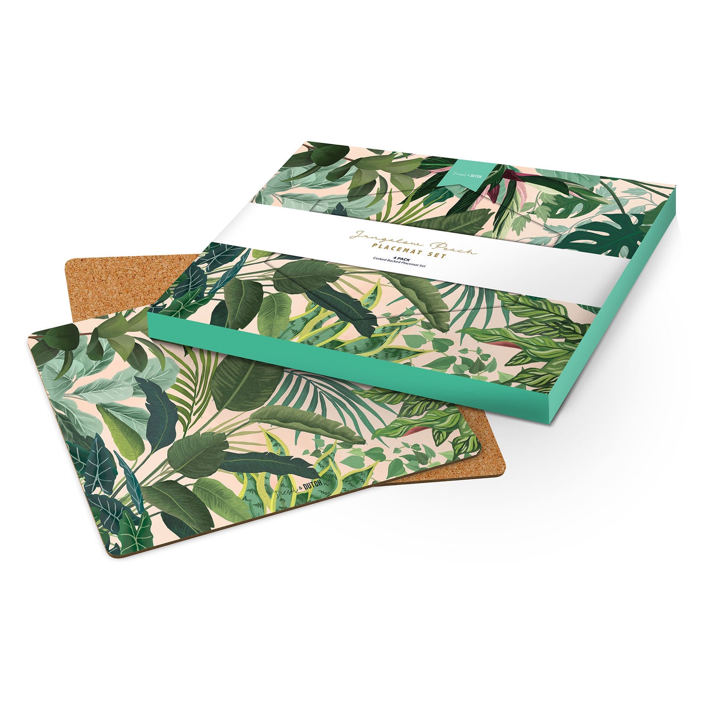 Jungalow Peach Placemat Set 4