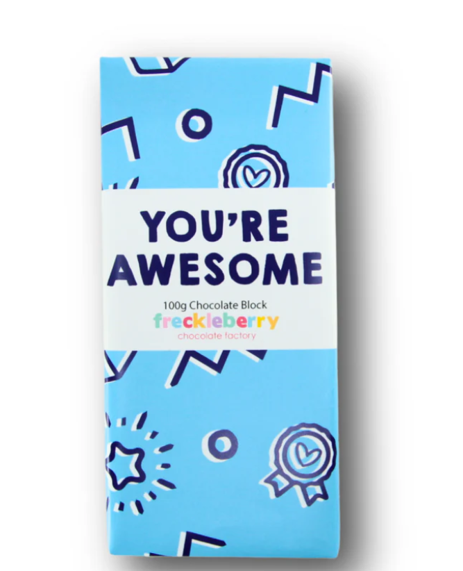 You're Awesome Chocolate Block